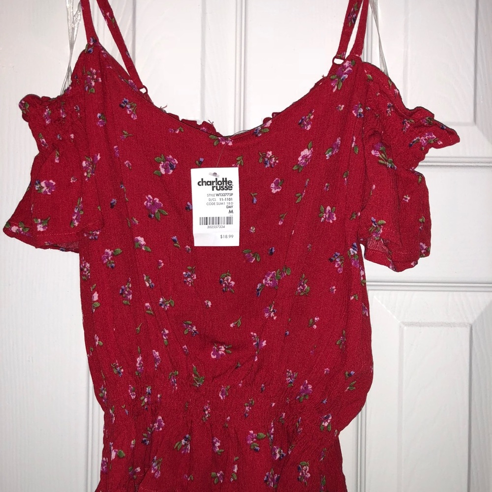 Floral crop top